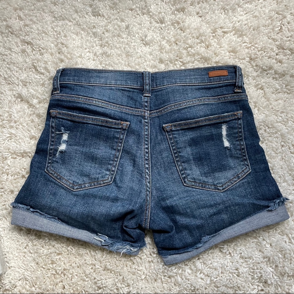 Mid Rise Jean Shorts - Picture 2 of 8